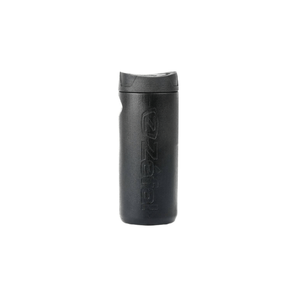 Zefal toolbox bidon van 600 ml in zwart, geschikt voor gereedschap en accessoires, met stevige constructie en handvat.