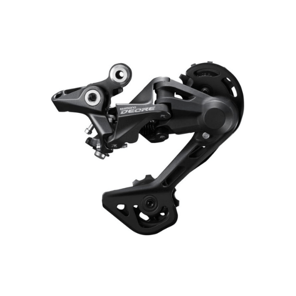 Shimano Deore M4120 SGS achterderailleur voor 2x10/11-speed mountainbikes, robuust en lichtgewicht Shimano Shadow RD ontwerp