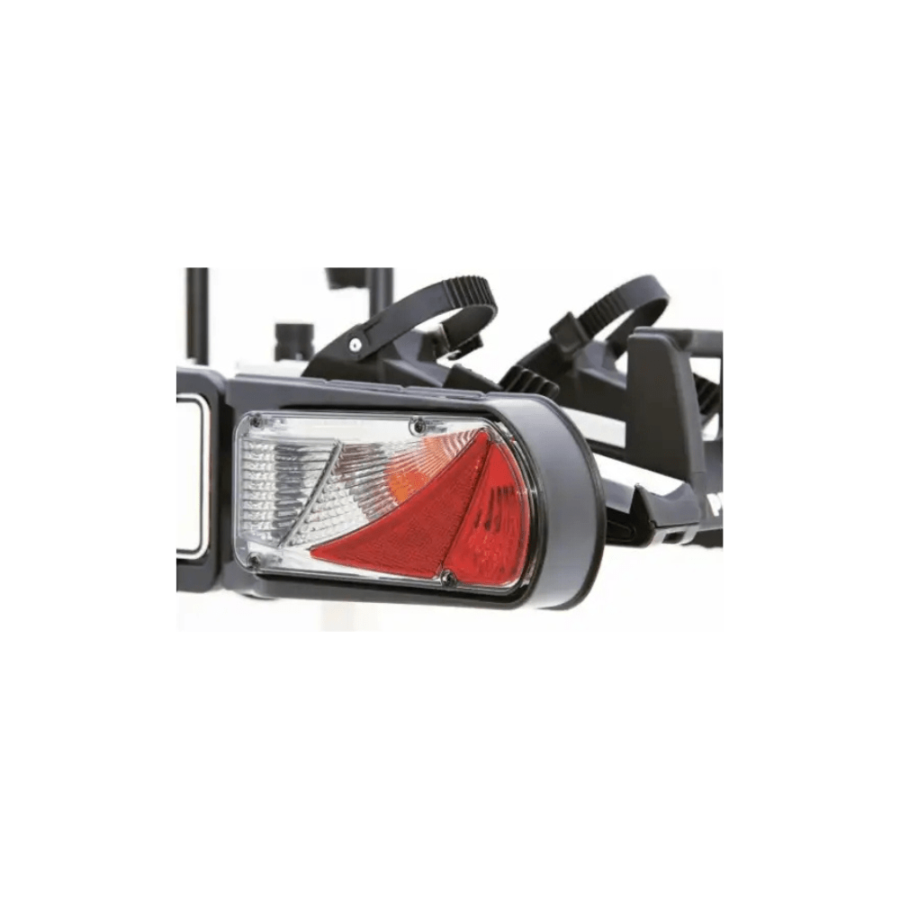 Pro-User Wave achterlicht voor fietsendrager met 5 functies, rechts, diamantvormig, heldere verlichting voor veiligheid.