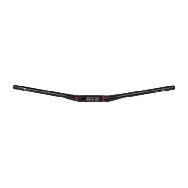 Ergotec Low Riser Ray MTB stuur van aluminium, zwart, 780 mm breed en Ø35 mm voor mountainbikes, zichtbaar in ontwerp zonder titel.
