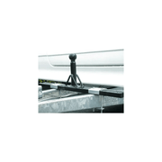 Zwart Pro-User caravanadapter voor fietsendrager, zichtbaar in een technische afbeelding.