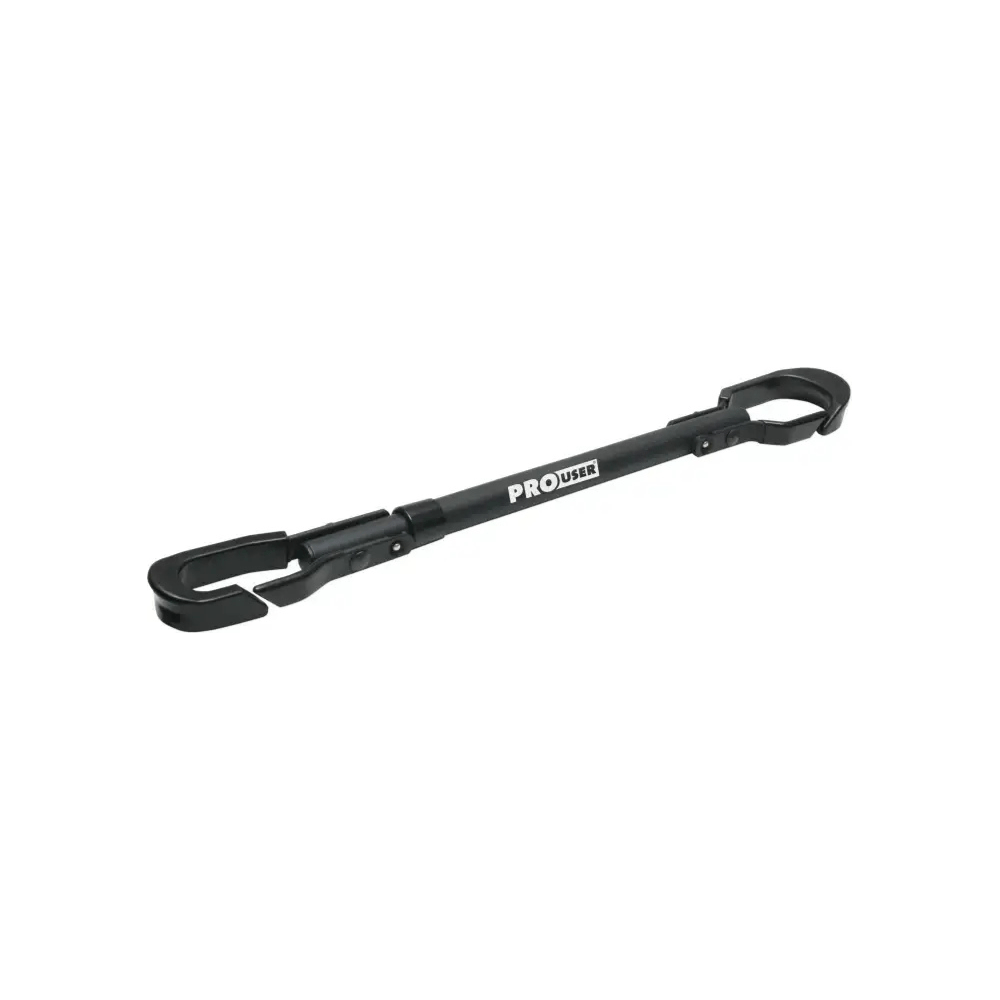 Pro-User telescopische fietsframeadapter zwart, verstelbaar van 55 tot 70 cm, geschikt voor fietsendrager onderdelen