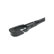 Zwarte Pro-User telescopische fietsframeadapter van 55-70 cm voor fietsendrager, geschikt voor diverse fietsframes.