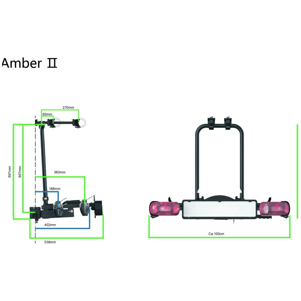Pro-User fietsendrager Amber II - Le Coq Wielerartikelen