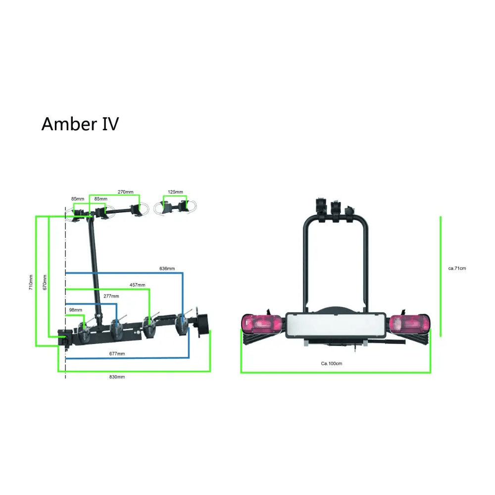 Pro-User fietsendrager Amber IV - Le Coq Wielerartikelen