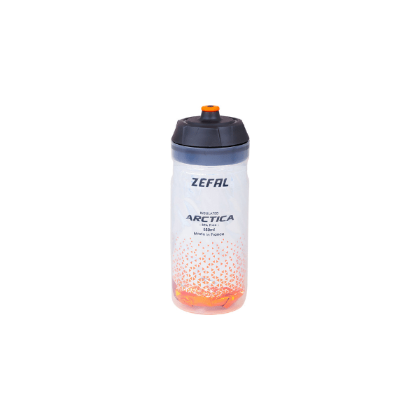 Zefal Bidon Arctica 55 van 550ml, lichtgewicht waterfles met blauw ontwerp voor fietsers.