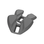 Urban Iki Duod Junior beschermplaat voor voetbeschermer in Bincho Black, geschikt voor fietsstoeltjes accessoires, zwart ontwerp