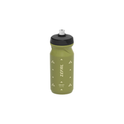 Zefal Sense Soft 65 bidon van 650ml in zwart met blauwe details, waterfles voor fietsen, transparant ontwerp
