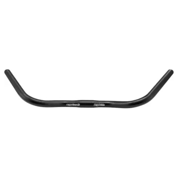 Zwart Ergotec Stuttgarter 25.4 stuurbocht voor stadsfiets, soepel en duurzaam ontwerp met comfortabele grip.