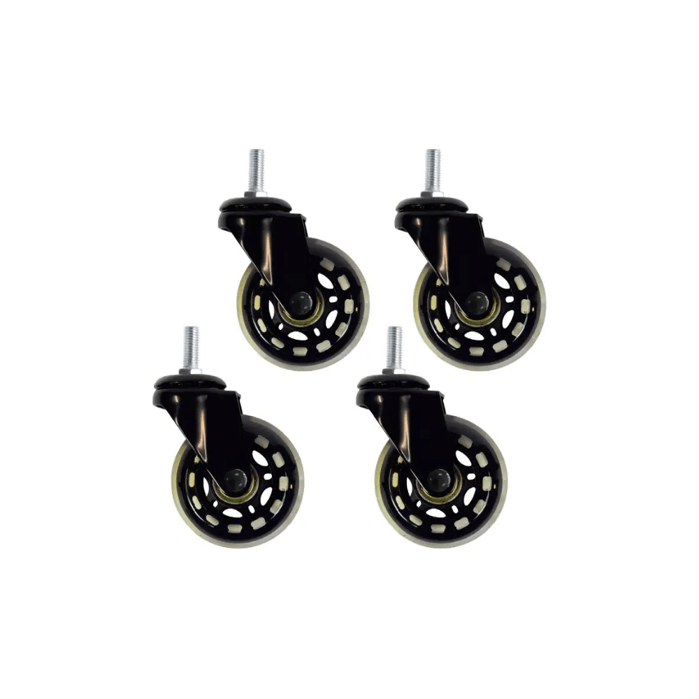 Pro-User Diamant FG3 wielset met vier robuuste wielen, geschikt voor zware machines en optimaal voor transport.