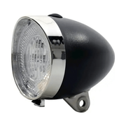 Union koplamp Un-4900 Retro Plus met batterij, stijlvolle retro ontwerp en heldere verlichting voor fiets of scooter.