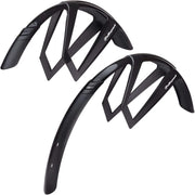 Polisport spatbordenset 28 inch R-Mud en G-Mud met gereedschapsloos montagesysteem voor mountainbikes.