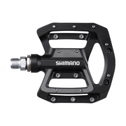 Shimano PD-GR500 MTB platform pedalen in zwart met antislip oppervlakken en stevige constructie voor mountainbiken.