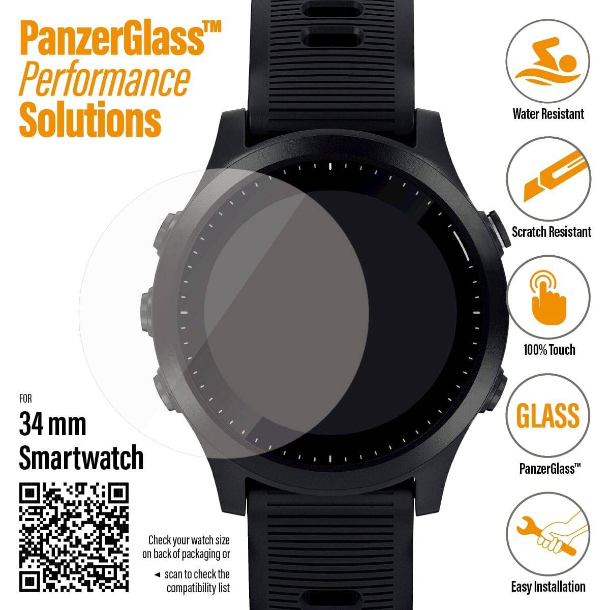 Panzerglass Smartwatch Screenprotector - Le Coq Wielerartikelen