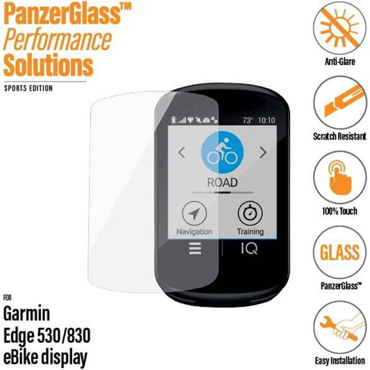 Panzerglass Garmin Edge 530 830 Screenprotector Ontspiegeld - Le Coq Wielerartikelen