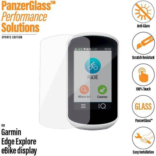 Panzerglass Garmin Edge Explore Screenprotector Ontspiegeld - Le Coq Wielerartikelen