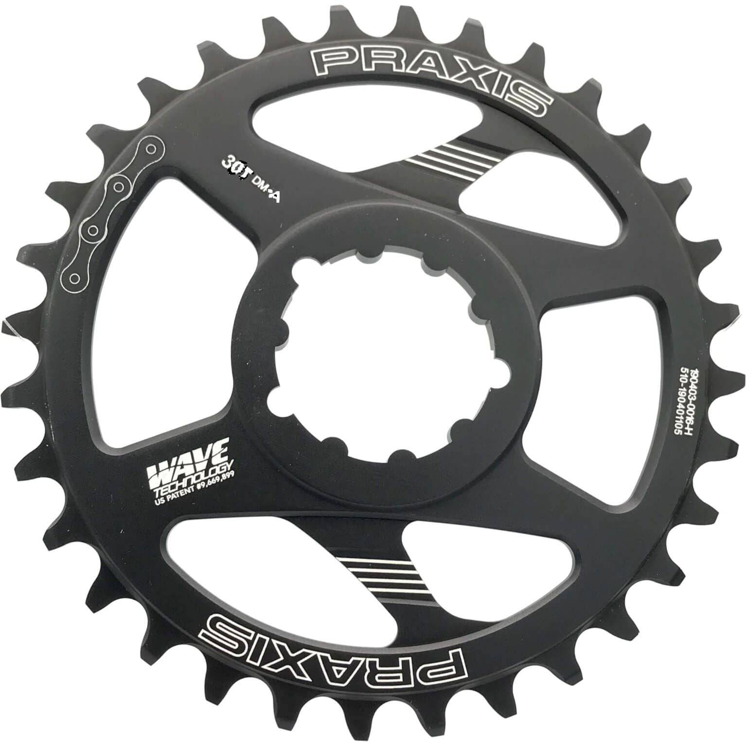 Praxis Kettingblad 1X Mtb Dm-A 30T Staal Zwart - Le Coq Wielerartikelen