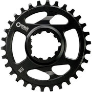 Praxis kettingblad 30T 12-speed MTB met wave ontwerp, zwart, 3mm offset voor duurzame ritten en optimale prestaties