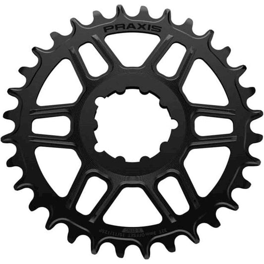 Praxis Kettingblad 1X Mtb Dm(A) 3Mm Offset Wave Zwart - Le Coq Wielerartikelen