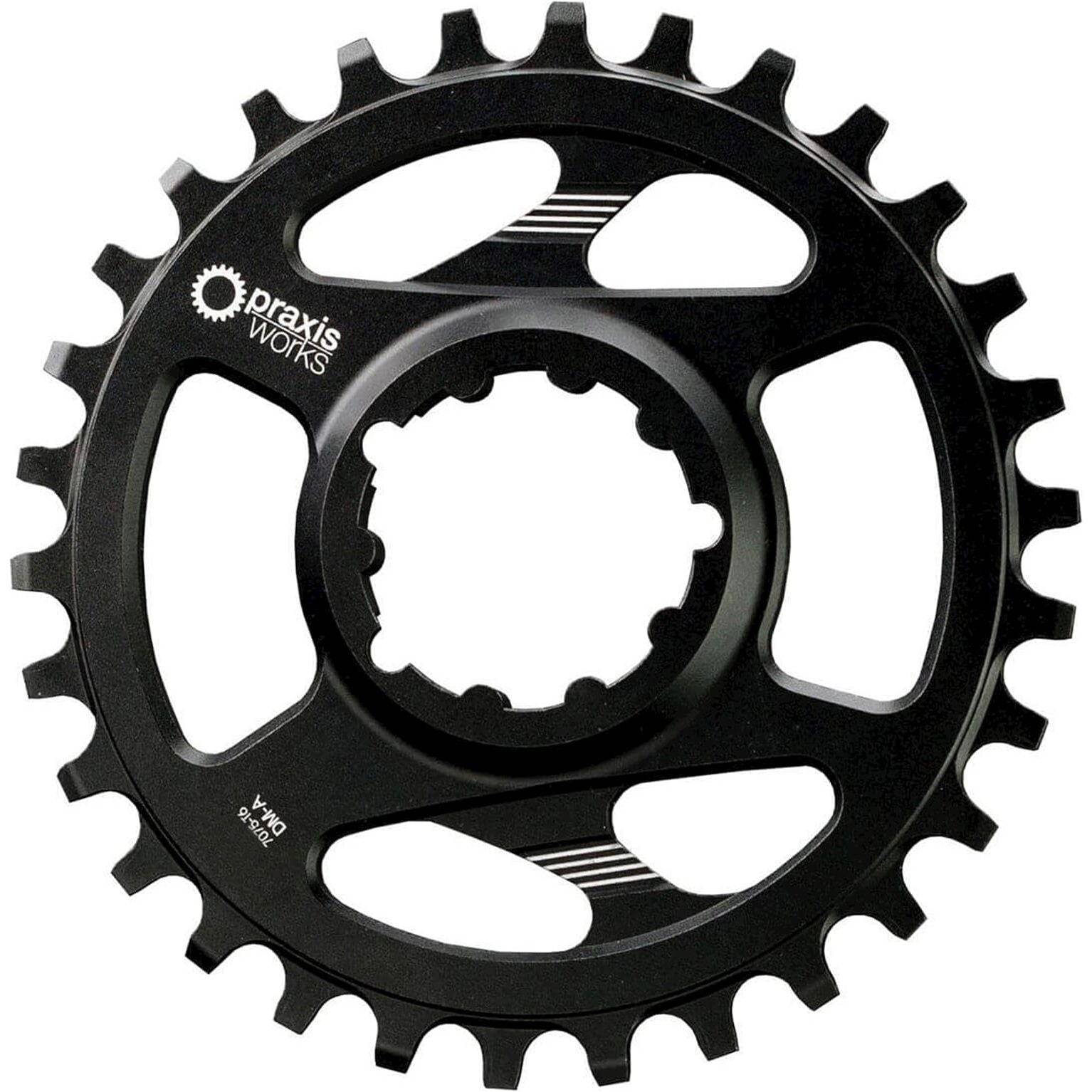 Praxis Kettingblad 1X Mtb Dm(A) 3Mm Offset Wave Zwart - Le Coq Wielerartikelen