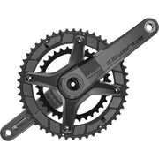 Praxis Zayante Carbon M30 racefiets crankstel met zwart ontwerp en lichte carbon constructie, zichtbaar op de afbeelding.