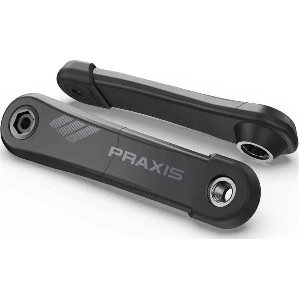 Praxis E-Bike carbon cranksysteem voor Bosch en Yamaha, stadsfiets crankstel met lichte, duurzame carbon constructie