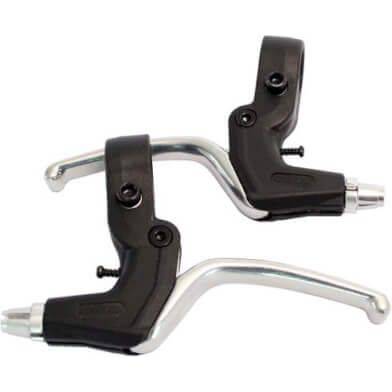 Saccon Remgreep Set L65 Kinder Zwart/Aluminium - Le Coq Wielerartikelen