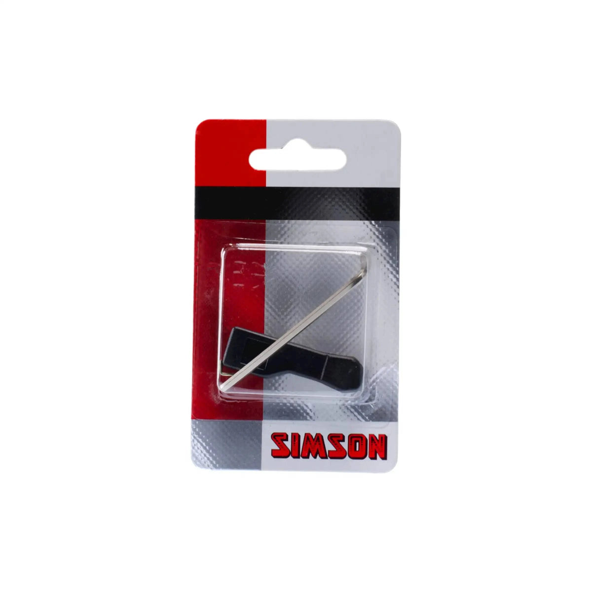Simson Torpedo bevestigingsmateriaal voor Sram/Torpedo onderdelen, zwart kunststof met metalen bevestigingsclips