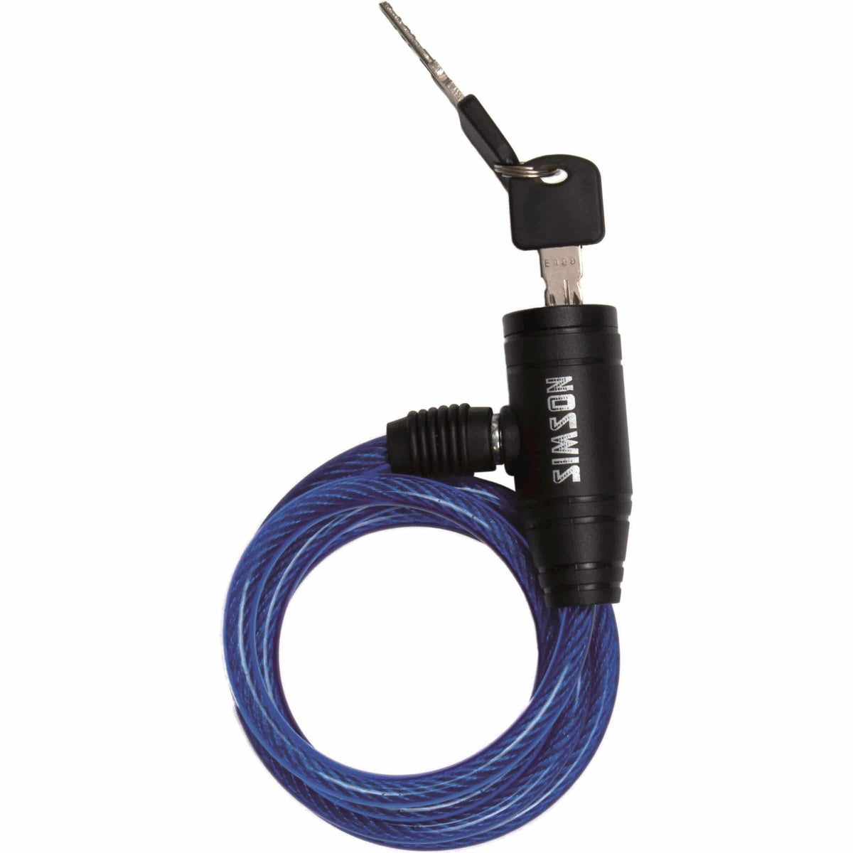 Simson kabelslot kinder, 8 mm x 90 cm, zwart kunststof kabelbeveiliging voor kinderen en huisveiligheid
