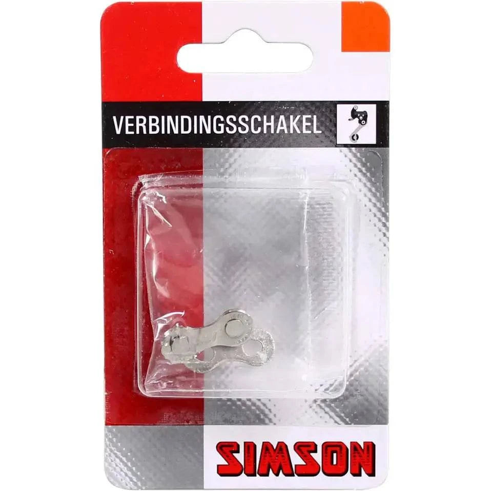 Simson kettingschakels 9-speed 1/2" x 5/64" voor Simson bromfietsen en motoren, pennen en verbindingsschakel.