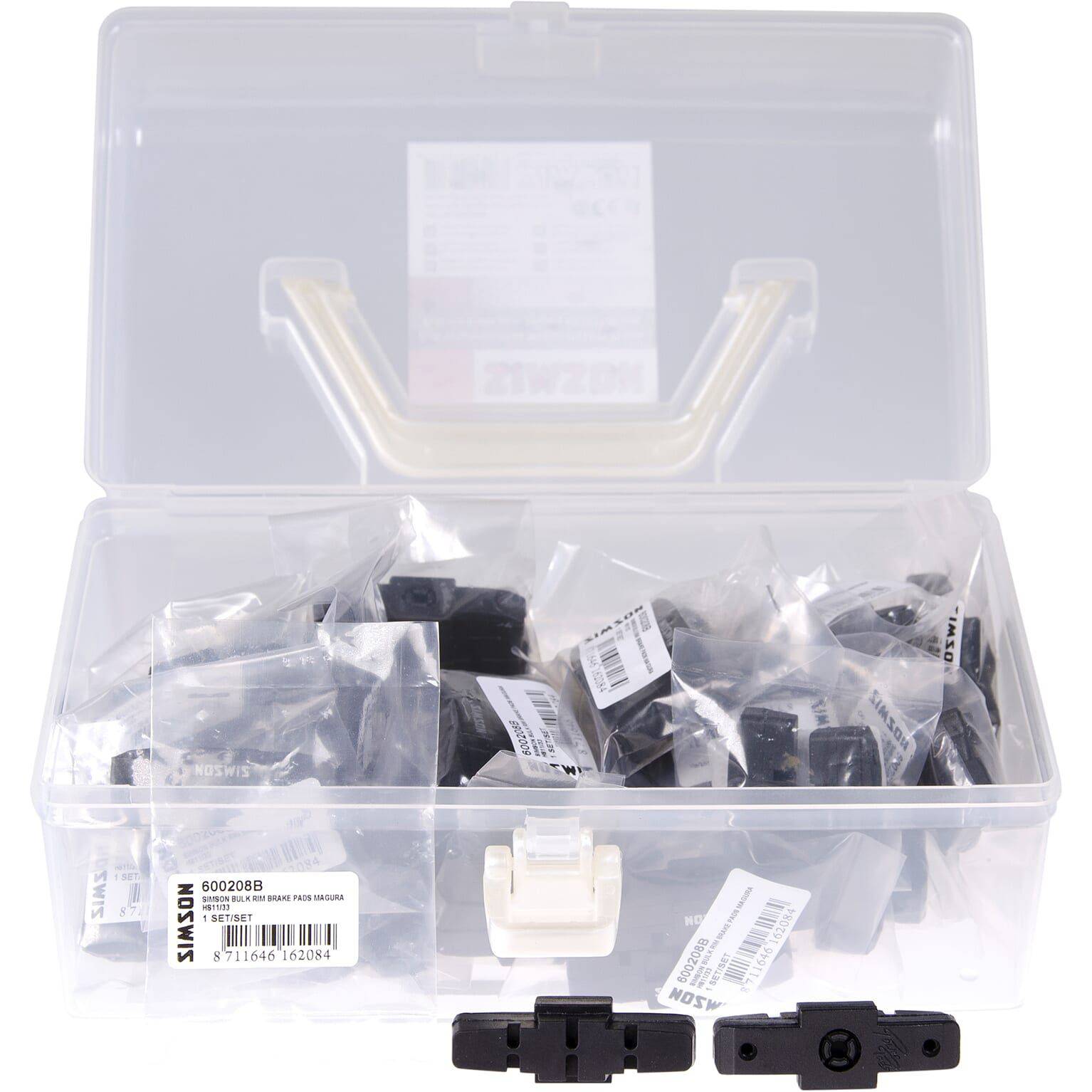 Simson Remblok Set Magura Hs11/33 Velgrem Doos (25) - Le Coq Wielerartikelen