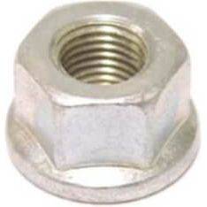 Sturmey Archer Asmoer VT/St naven HMN376, zilverkleurige bevestigingsmoer voor fietsnaaf, gedetailleerde close-up afbeelding