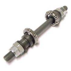 Assen van Sturmey Archer voor fiets, model BFC HSB358, zwart metalen onderdeel met bevestigingspunten.