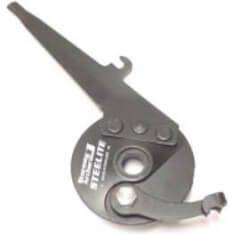Sturmey Archer Ankerplaat SBF met remsegmenten, HSB409, voor fietsmechanismen, weergegeven met remonderdelen en bevestigingspunten