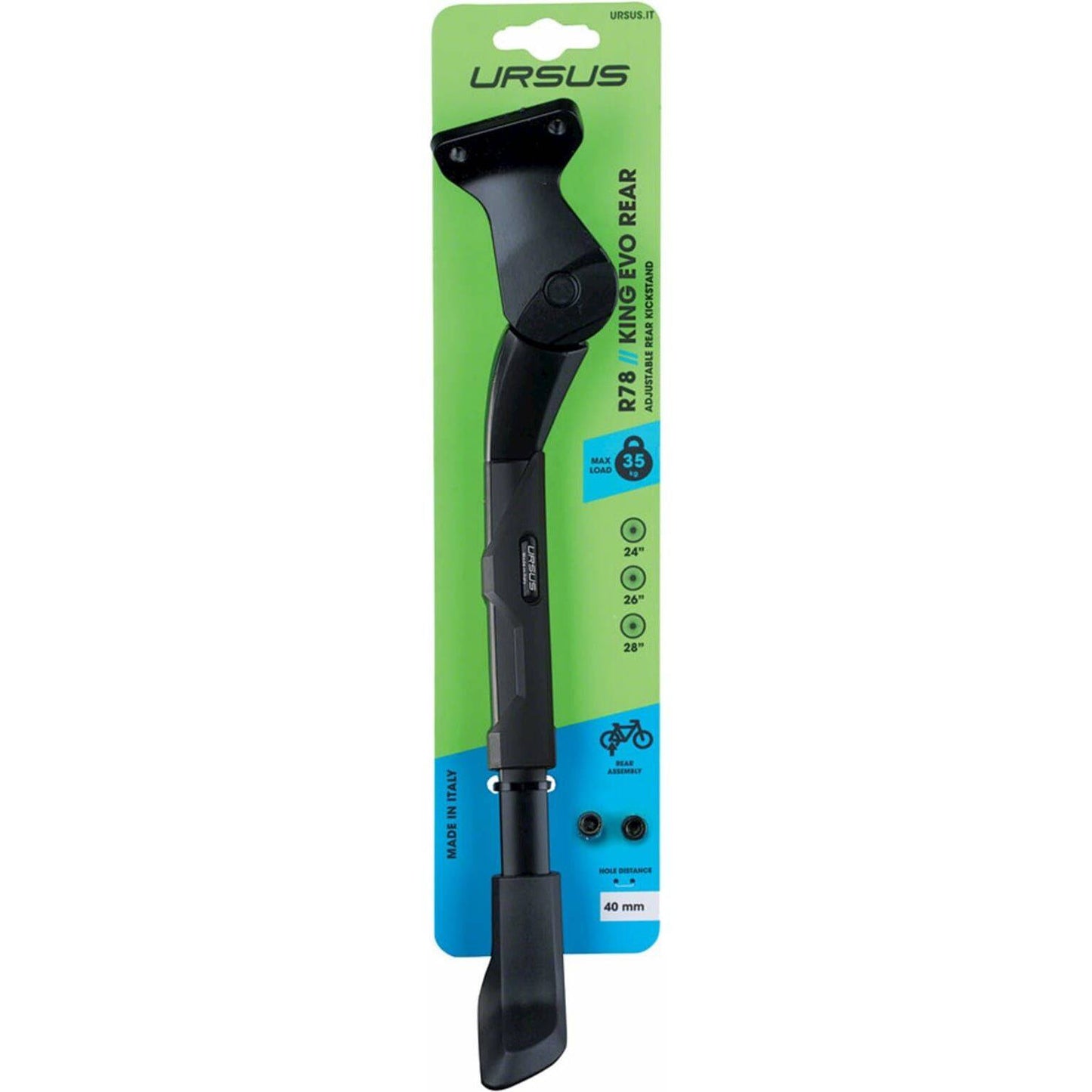 Ursus Standaard R78 King Evo Achtervork R40 Zwart - Le Coq Wielerartikelen