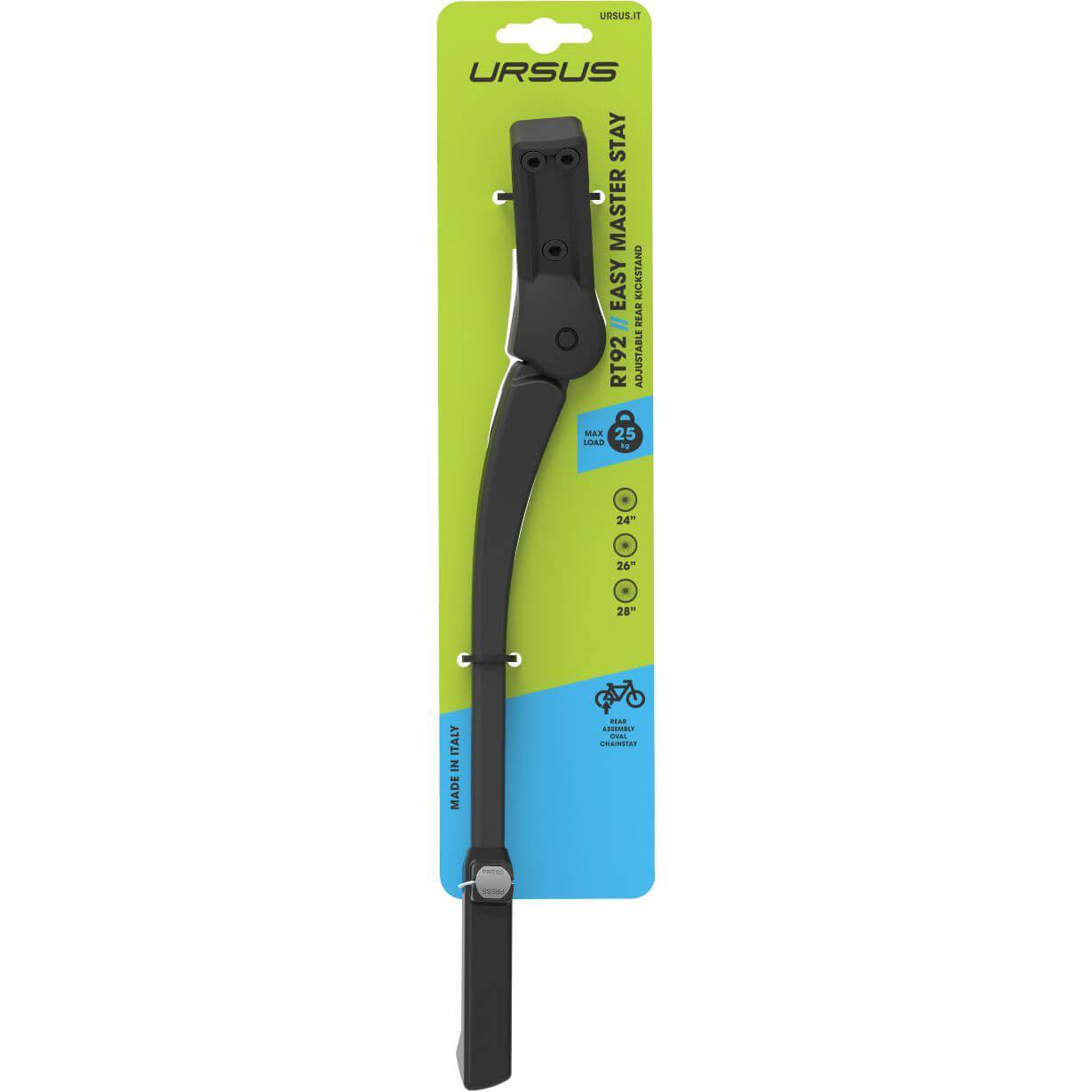 Ursus Standaard Rt92 Easy Master Stay Achtervork 355 Zwart - Le Coq Wielerartikelen