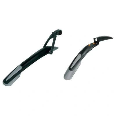SKS Shockblade + X-Blade spatbordset voor MTB 27,5/29 inch, geschikt voor banden tot 3,0 inch, zwart kunststof spatborden