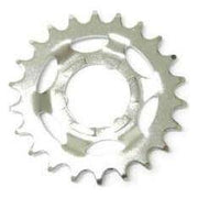 Shimano Nexus achtertandwiel in zilver, geschikt voor naafversnelling, duidelijk zichtbaar op de afbeelding