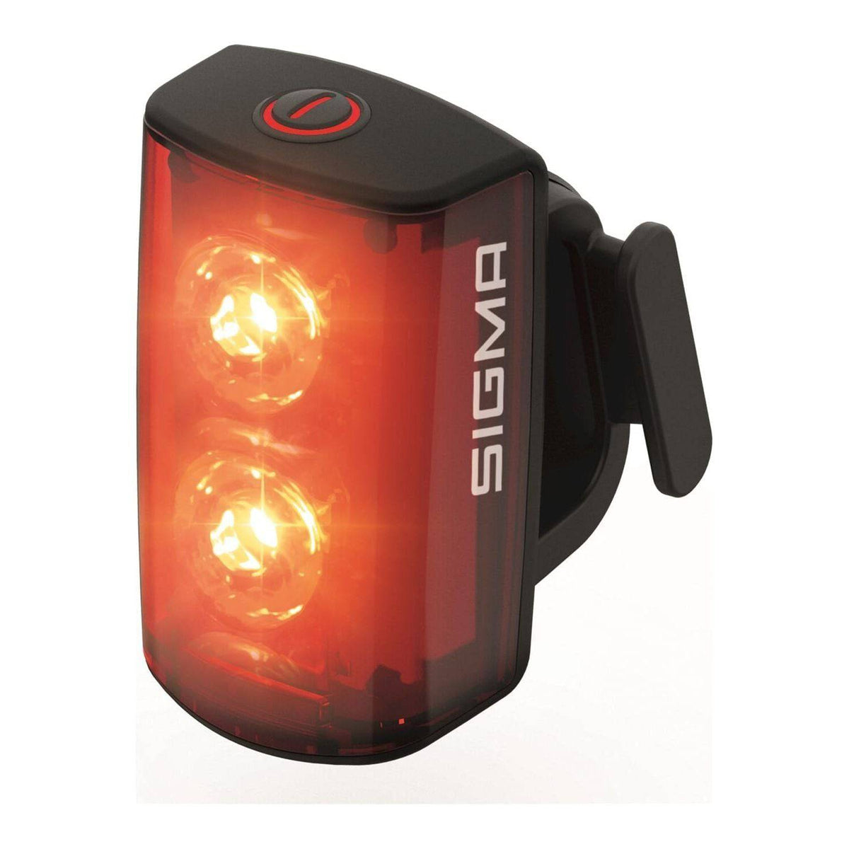 Sigma achterlicht Buster RL 80 Flash USB zadelpen, helder LED-achterlicht met USB-oplaadfunctie en unieke flitsmodus.