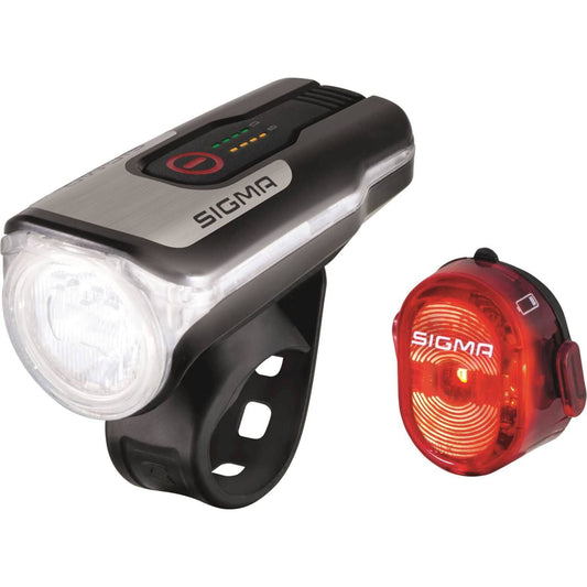Sigma Verlichtingsset Aura 80 + Nugget Ii Usb - Le Coq Wielerartikelen