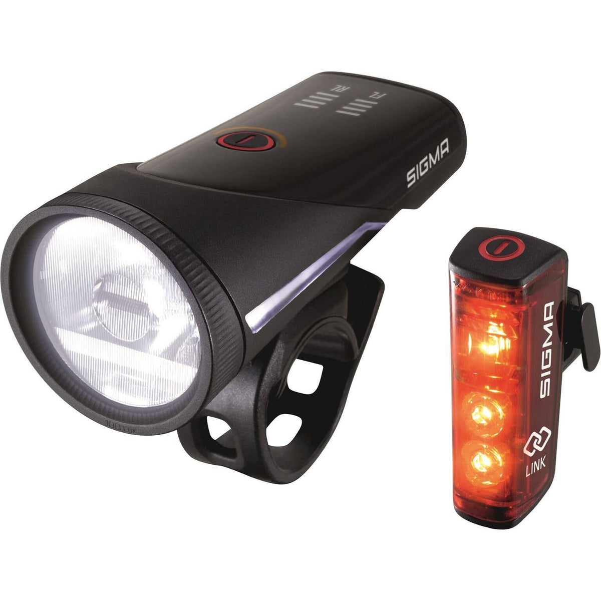 Sigma Aura 100 Link en Blaze Link USB verlichtingssets met verstelbare lampen en connectiviteit, geschikt voor fotografie en videografie.