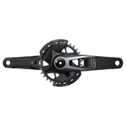 Sram X0 Eagle T AXS D1 groepset voor mountainbikes, inclusief shifters en derailleur, in close-up op scherm.