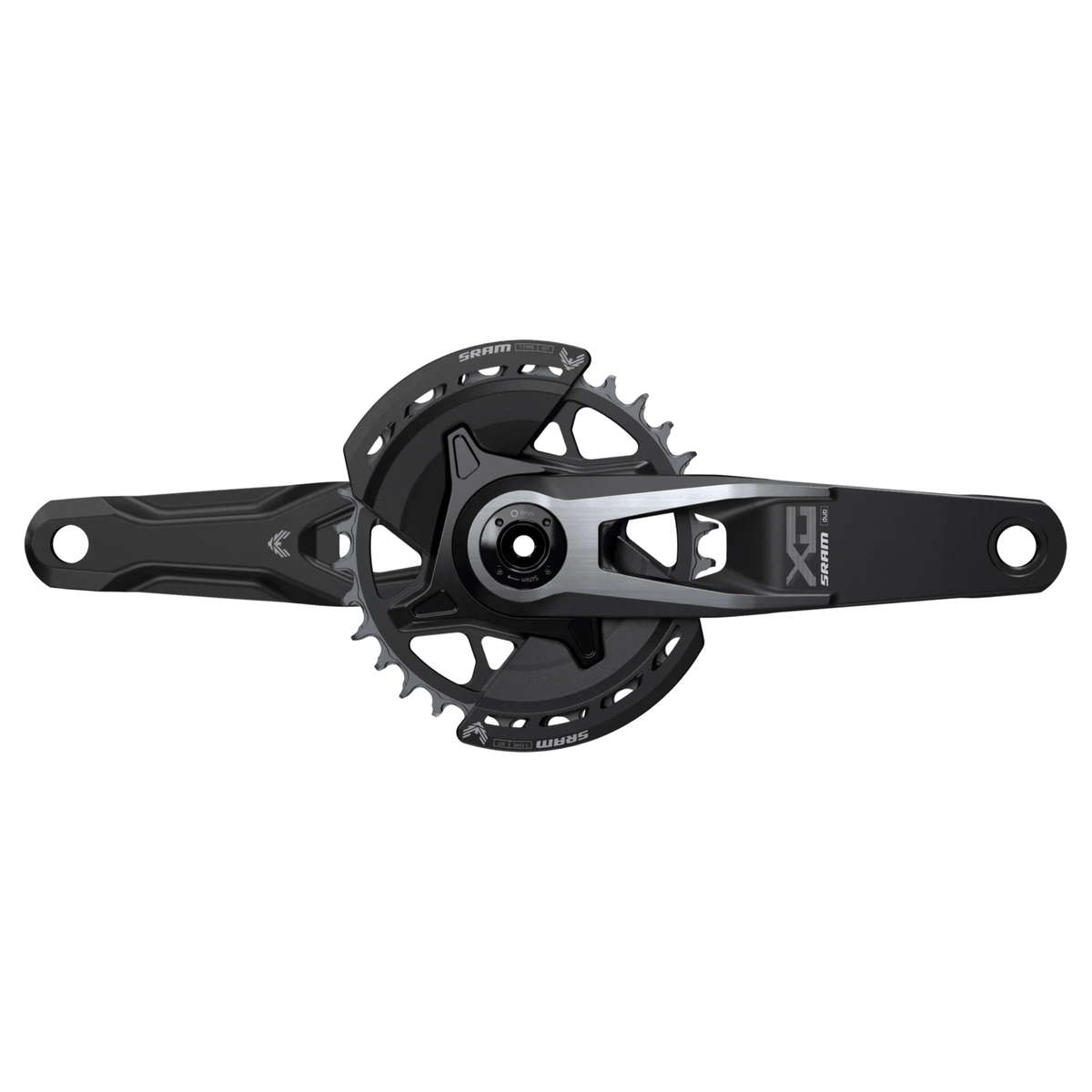 Sram X0 Eagle T AXS D1 groepset voor mountainbikes, inclusief shifters en derailleur, in close-up op scherm.