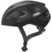 Abus Macator racefiets helm met goede ventilatie en sportief ontwerp, geschikt voor intensief fietsen en wielersport.