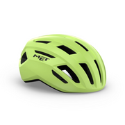 Racefietshelm MET Vinci Mips met strakke, aerodynamische vorm en verstelbare ventilatieopeningen, ideaal voor wielrenners.