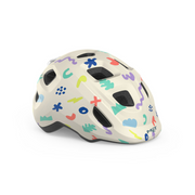 Kinderfietshelm MET Hooray Mips met zachte binnenvoering en ventilatiegaten, geschikt voor jonge fietsers.