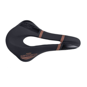 Zwart Selle Marco Aspide Superleggera Wide racefiets- en MTB-zadel, lichte en comfortabele fietszadel voor professioneel gebruik