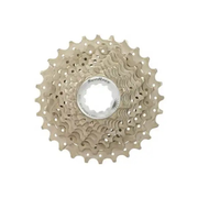 Zilveren Sunrace cassette 10 snelheden CSRS0 11-25T voor racefietsen, zichtbaar in de afbeelding.