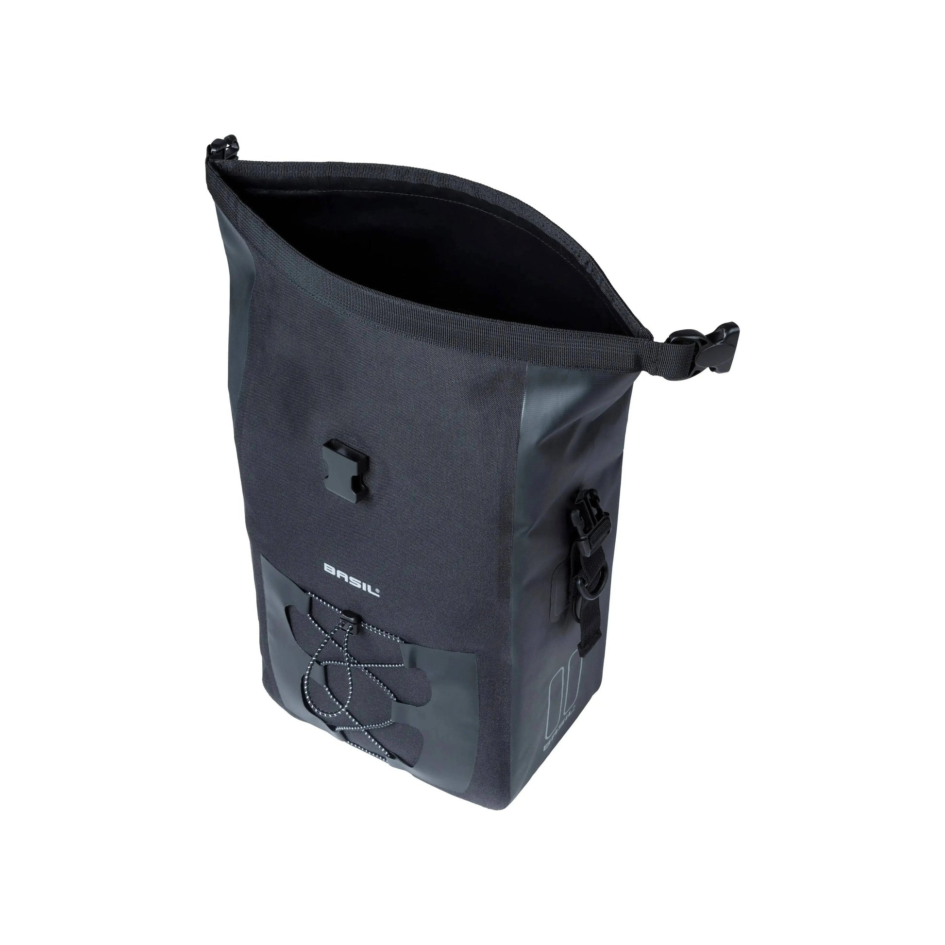 Basil Fietstas Navigator Waterproof M 12-15 Liter 25 X 14 X 34 Cm - Zwart - Le Coq Wielerartikelen