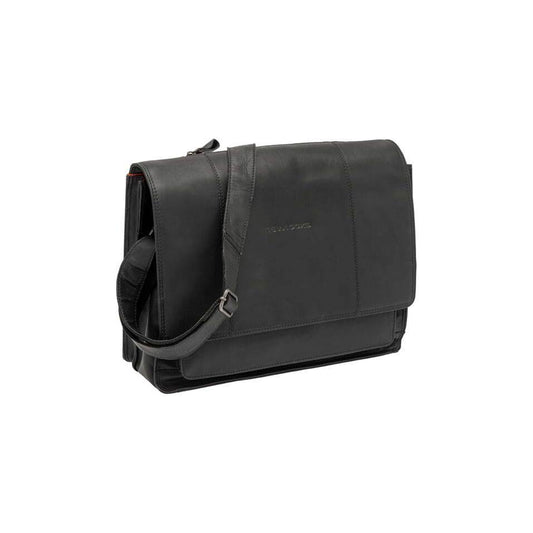 Fietstas New Looxs Fellini 18 Liter 40 X 15 X 32 Cm - Gemaakt Van Luxe Leder - Zwart - Le Coq Wielerartikelen